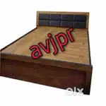 New designer side full size double bed with storage box
