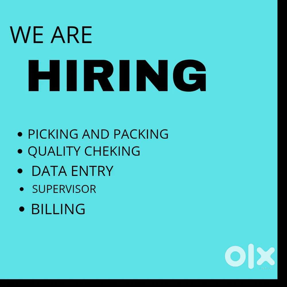 WE ARE HIRING SUPERVISOR EXECUTIVE FOR WAREHOUSE