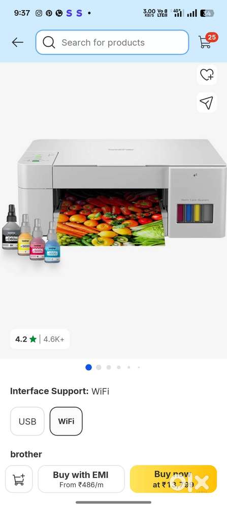 DCP-T426W mobile printer