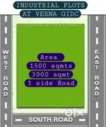 INDUSTRIAL PLOT AT VERNA GIDC FOR SALE