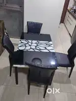Dining table plus Jhula and Recliner Sofa