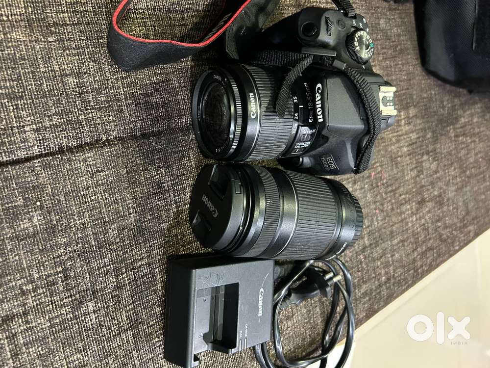 Canon EOS 1500D DSLR Kit – Excellent Condition  Dual Lens  Full Set