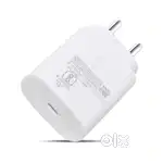 Samsung Original Type-C Adapter (without Cable, 25W, White)