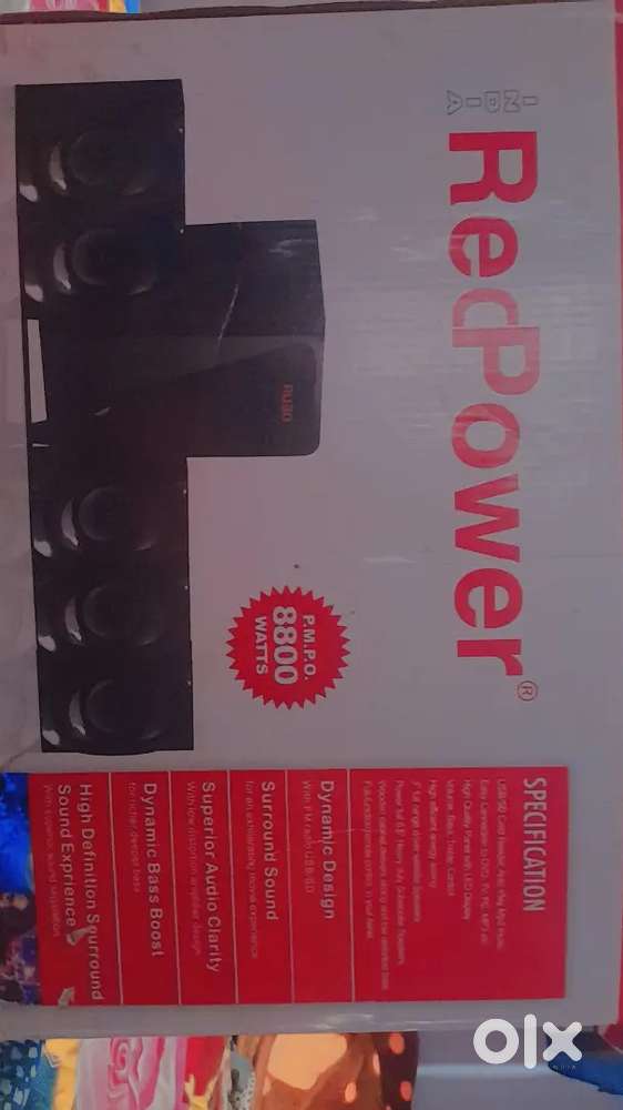 Redpower soundbar 5.1 channel 8800 watts