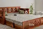 Teak wood sofa cum bed manufacturing factory outlet