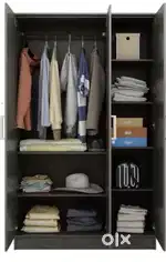 Engineered wood 3 door wardrobe & 2 door wardrobe with mirro
