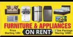 Furniture appliances on Rent d ksnsn