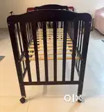 Luvlap C - 60 Baby Wooden Cot-Pinewood for sale