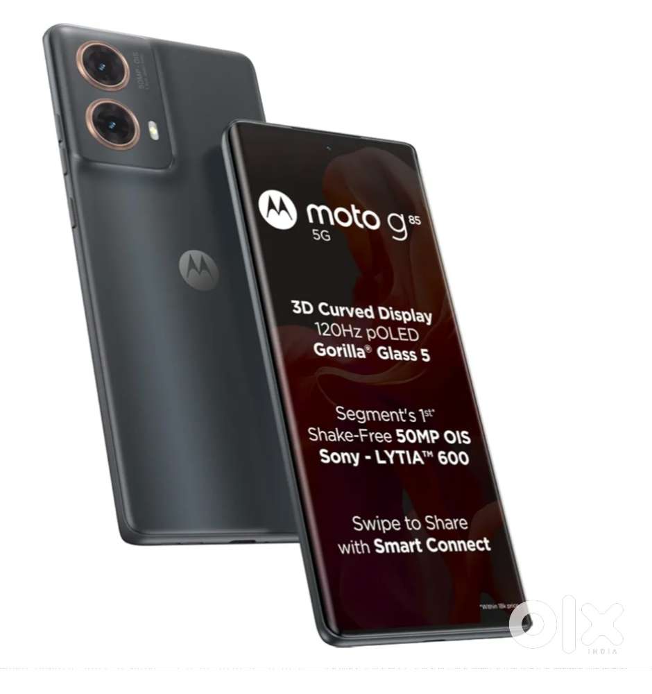 Motorola g85 5g 8 128  4 month used  new box open mobil
