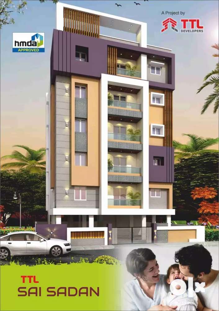 Ready to move 2bhk flats available at Ameenpur