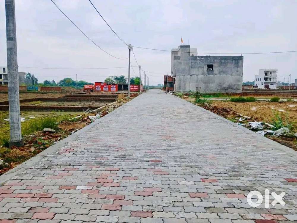 लखनऊ में कामता से 13 किमी पे प्लॉट जानकीपुरम एक्सटेंशन में AKTU पास