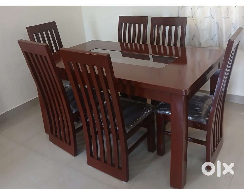 6 setar solid wooden dining table wholesale price