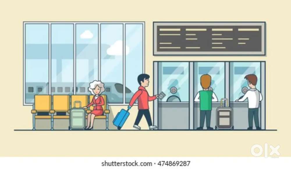 Wanted male counter staff for showroom and railway station
