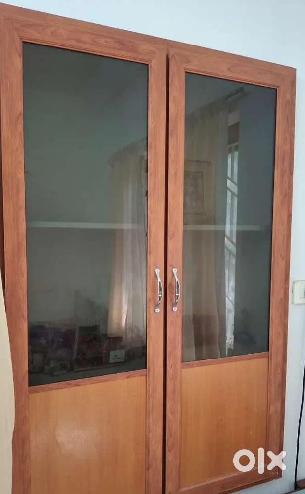 Showcase Glass fram with door ( Aluminium )Hegiht 58inch width 46inch