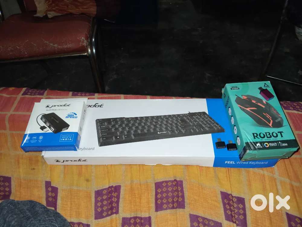Gaming keyboard and mouse