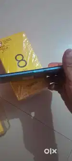 Realme 8 5g mobile 8/128 with bill cover box and charger