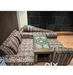 7 seater sofa with table