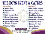 THE BOYS CATER AND EVENTS