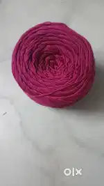 Premium Magenta Cotton Yarn Soft,Smooth perfect for Crochet & Knitting
