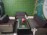 7 seater soffa with table