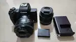 Canon EOS M50 Mark II + 2 Lenses + Adapter (Like New) at Rs.51000