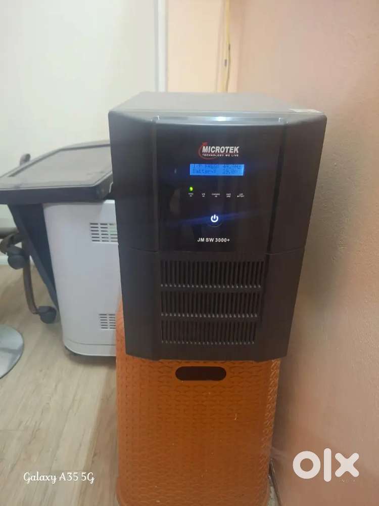 NEW Inverter with 2 Batteries Amaron