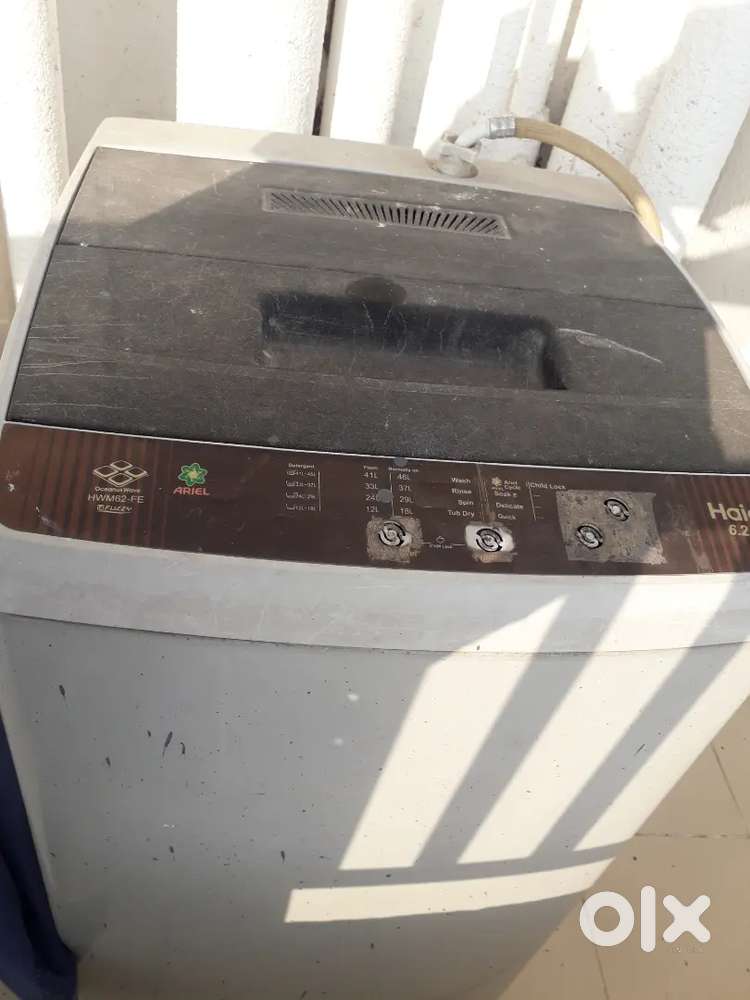 Haier 6.2kg Top Load Washing Machine  and Whirlpool Refrigerator