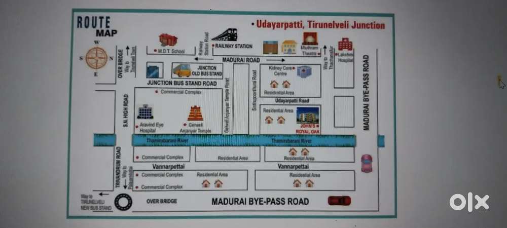 Flat for rent at First floor - lift available