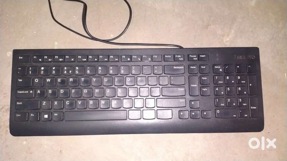 Lenovo Wired USB Keyboard Black SK-8823