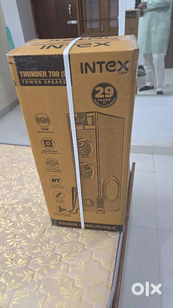Brand new packed Intex 700-S Multimedia 70 W Bluetooth Tower Speaker