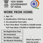 Part time work from home