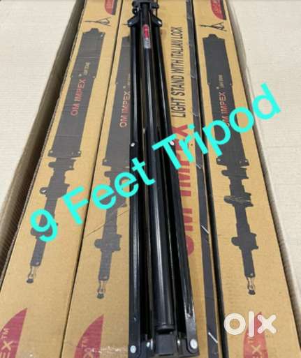 Basics 9 Feet Tripod Stand with Mobile Phone Holder, Suitable for Mobi