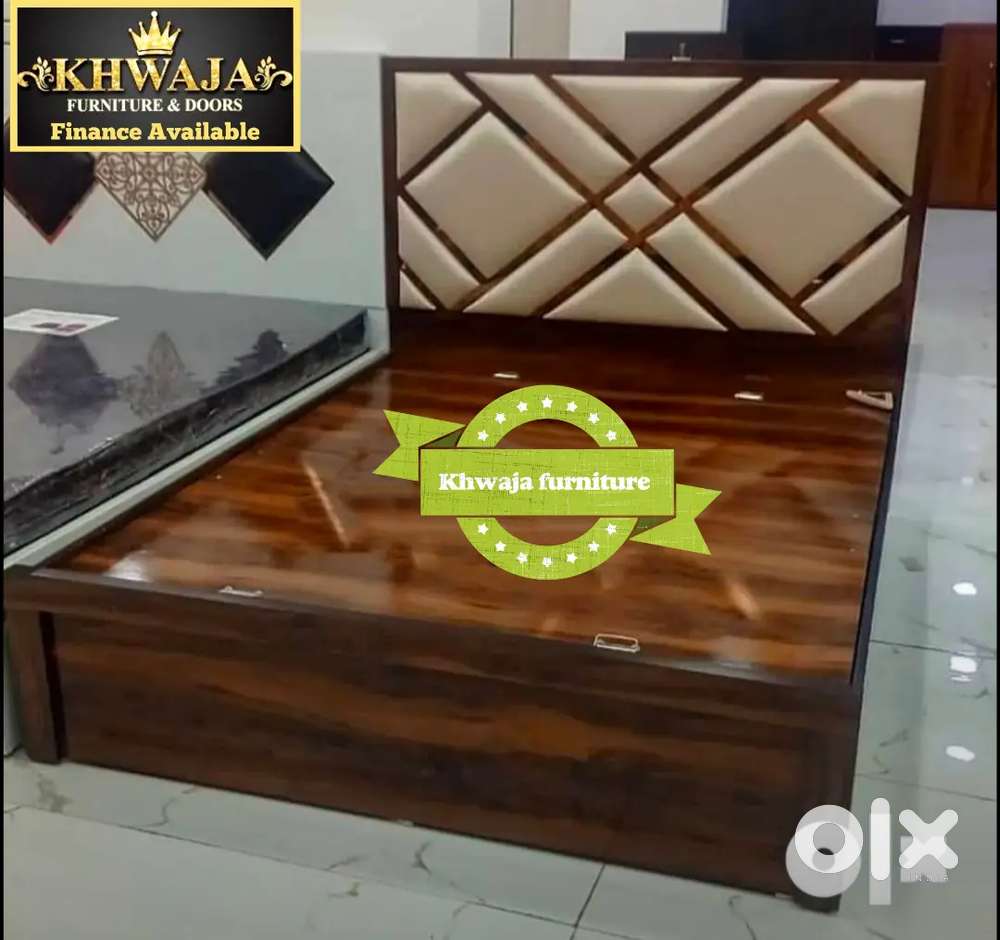 Khwaja furniture. King size bed. Bajaj finance available