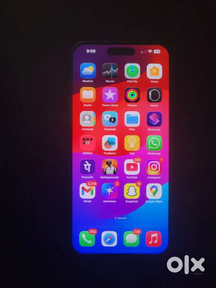 15 pro max 256gb 81% battery