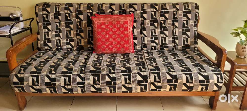 Exclusive deal- 5 seater sofa + 3 seater diwan + 2 seater seti + table