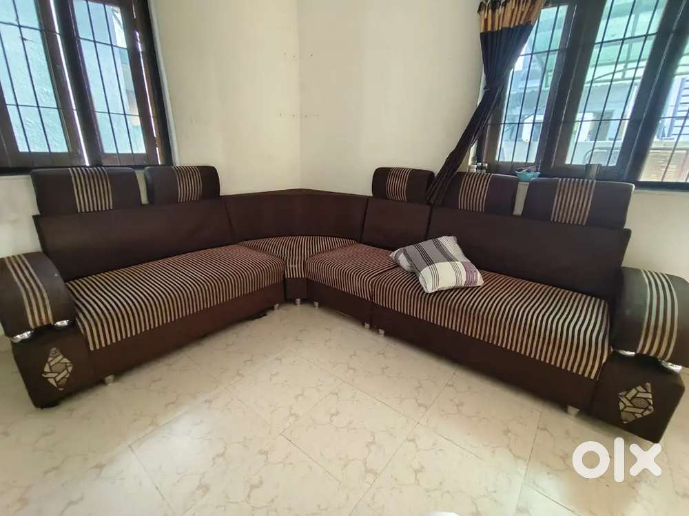 L shape sofa new condition