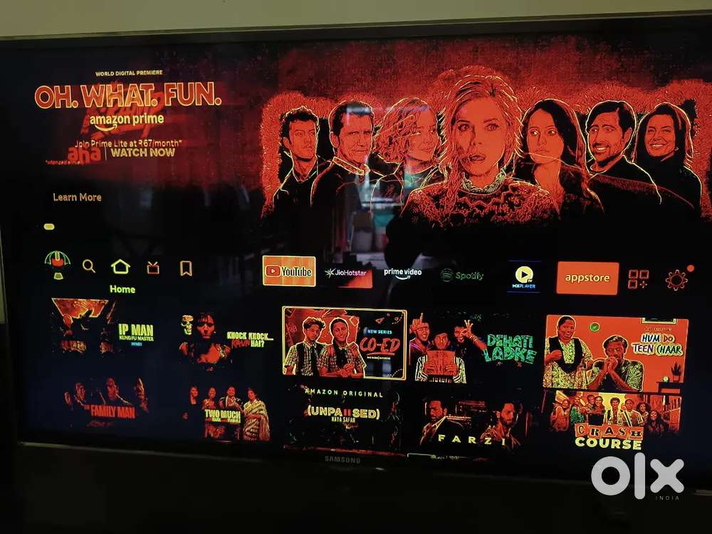 Samsung 40” Smart LED TV  Working Panel  Minor Issues  Best for Repair