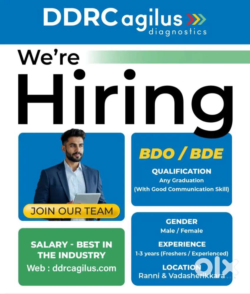 Business Development officer for Ranni and Vadasserikkara