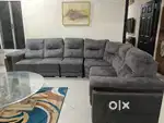 L shaped Grey Sofa