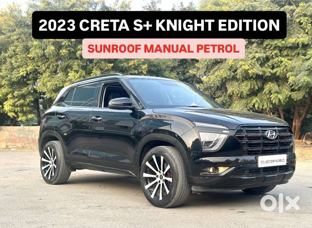 Hyundai Creta 1.5 S Plus Knight Petrol, 2023, Petrol