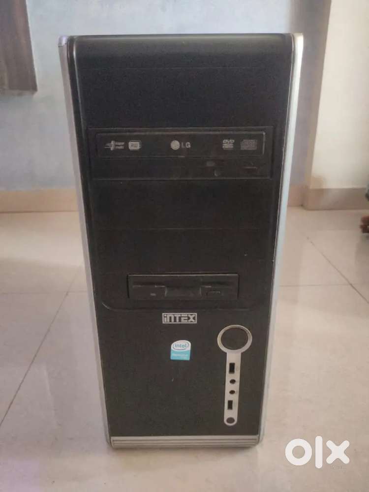 Computer CPU and monitor