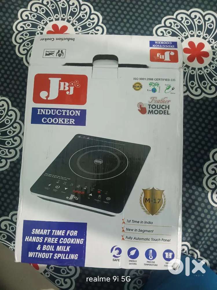 Induction , cookers with crockery