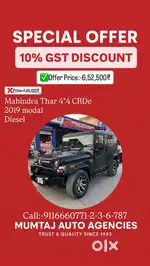Mahindra Thar CRDe ABS, 2019, Diesel