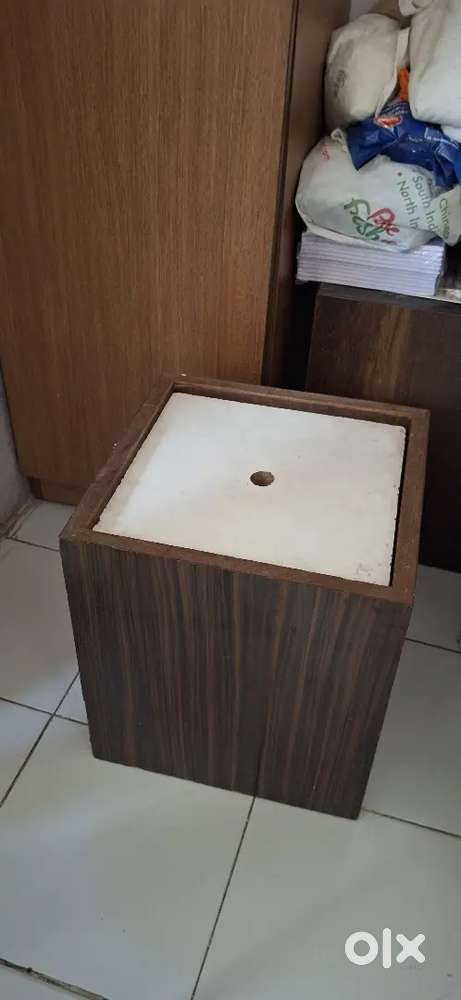 Wooden storage stool , cupboard