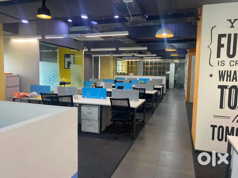 7500 FT Fully Furnish Office For Rent.At Iscon Ambali Road