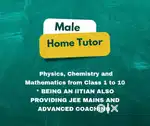 Male Home Tutor  Physics & Maths I KIIT Area