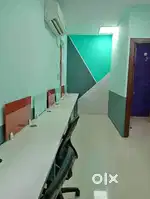 Fully Furnished Office Space For Rent. 1 Cabin+5Workstations.