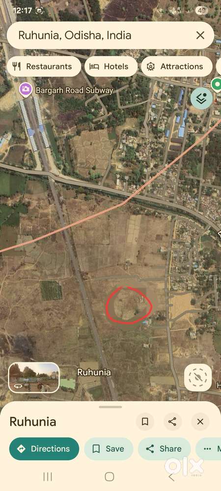 Bargarh Tora Chowk plot for sale