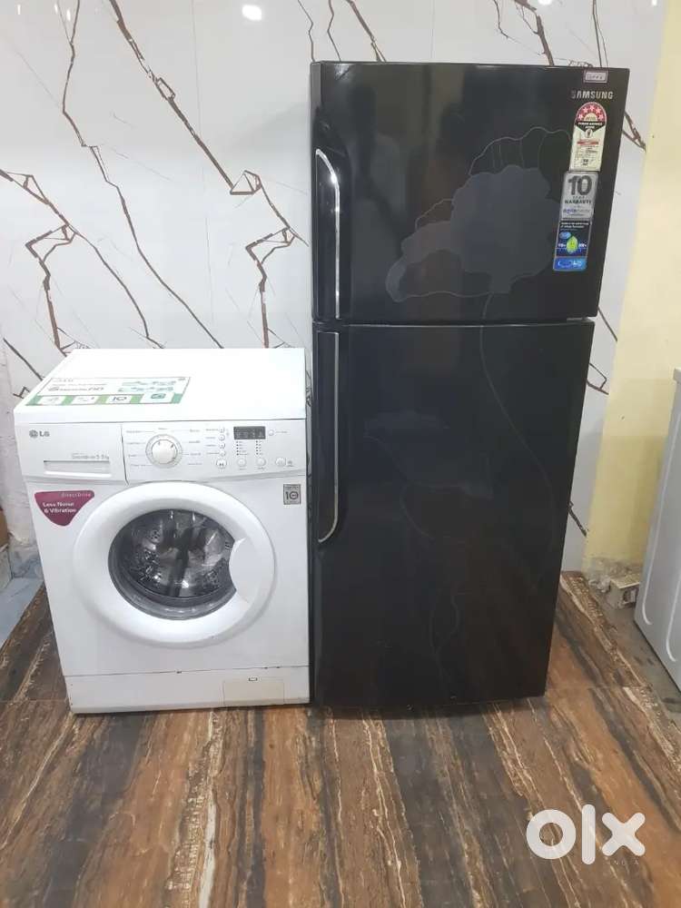 Samsung 5 star rating double door refrigerator and washing machine