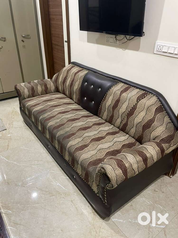 Brown colour sofa